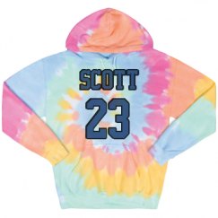 Unisex Tie-Dye Fleece Hoodie