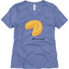 Ladies Relaxed Fit Super Soft Triblend V-Neck Tee