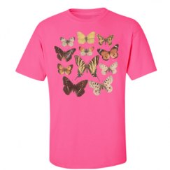 Unisex Ultra Cotton Safety Neon Crewneck Tee