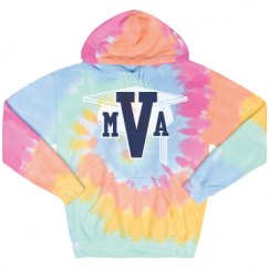 Unisex Tie-Dye Fleece Hoodie