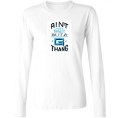 Ladies Relaxed Fit Basic Long Sleeve Tee