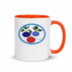 11oz Ceramic Mug with Color Inside