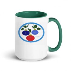 15oz Ceramic Mug with Color Inside
