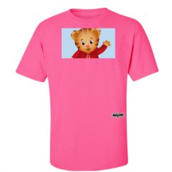 Unisex Ultra Cotton Safety Neon Crewneck Tee