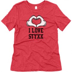 Ladies Relaxed Fit Super Soft Triblend Tee