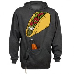 Unisex Beer Holder Tailgate Hoodie