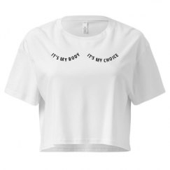 Ladies Festival Cali Crop Top Tee