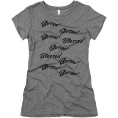 Ladies Slim Fit Super Soft Triblend Tee