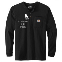 Unisex Carhartt Long Sleeve Henley Tee 