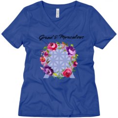 Ladies Relaxed Fit V-Neck Tee