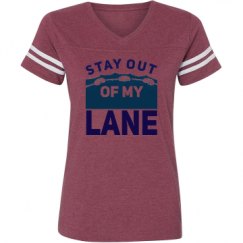 Ladies Relaxed Fit Vintage Sports Tee