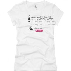 Ladies Slim Fit Basic Promo Jersey Tee