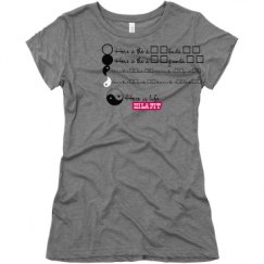 Ladies Slim Fit Super Soft Triblend Tee