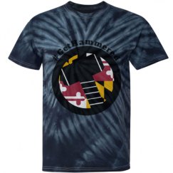 Unisex Tie-Dye Cyclone Pinwheel Tee