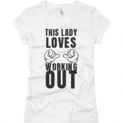 Ladies Slim Fit Basic Promo Jersey Tee