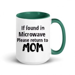 15oz Ceramic Mug with Color Inside