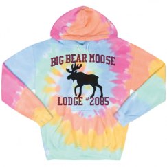 Unisex Tie-Dye Fleece Hoodie