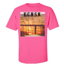 Unisex Ultra Cotton Safety Neon Crewneck Tee