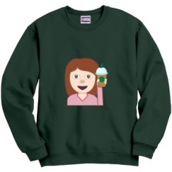 Unisex Film and Foil Crewneck Sweatshirt