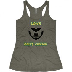 Ladies Slim Fit Super Soft Racerback Triblend Tank