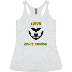 Ladies Slim Fit Super Soft Racerback Triblend Tank