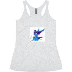 Ladies Slim Fit Super Soft Racerback Triblend Tank