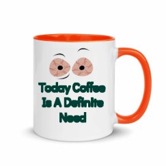 11oz Ceramic Mug with Color Inside