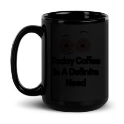 15oz Black Glossy Mug