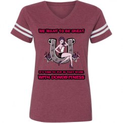 Ladies Relaxed Fit Vintage Sports Tee