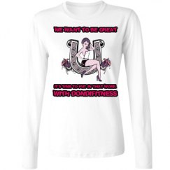 Ladies Relaxed Fit Basic Long Sleeve Tee