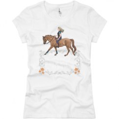 Ladies Slim Fit Basic Promo Jersey Tee