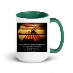 15oz Ceramic Mug with Color Inside