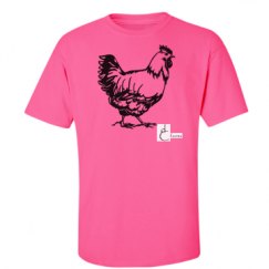 Unisex Ultra Cotton Safety Neon Crewneck Tee