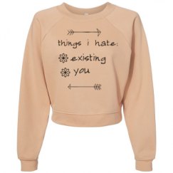 Women's Raglan Pullover Fleece