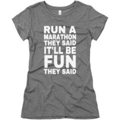 Ladies Slim Fit Super Soft Triblend Tee