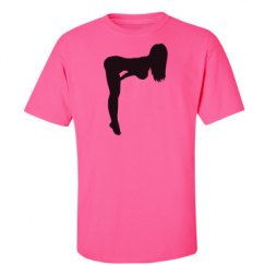 Unisex Ultra Cotton Safety Neon Crewneck Tee