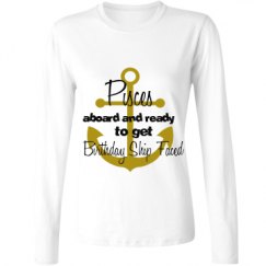 Ladies Relaxed Fit Basic Long Sleeve Tee