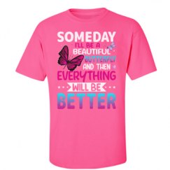 Unisex Ultra Cotton Safety Neon Crewneck Tee