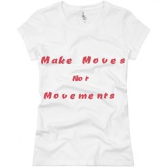 Ladies Slim Fit Basic Promo Jersey Tee