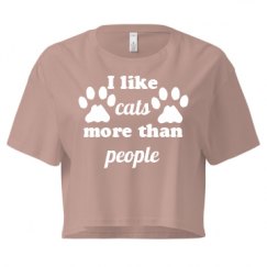 Ladies Festival Cali Crop Top Tee