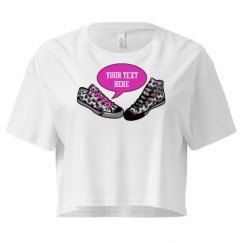 Ladies Festival Cali Crop Top Tee