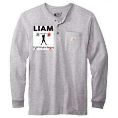 Unisex Carhartt Long Sleeve Henley Tee 