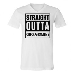 Unisex V-Neck Jersey Tee