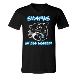 Unisex V-Neck Jersey Tee