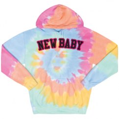 Unisex Tie-Dye Fleece Hoodie