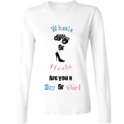Ladies Relaxed Fit Basic Long Sleeve Tee