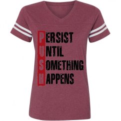 Ladies Relaxed Fit Vintage Sports Tee