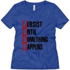 Ladies Relaxed Fit V-Neck Tee