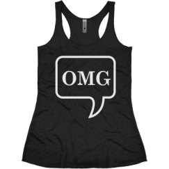 Ladies Slim Fit Super Soft Racerback Triblend Tank