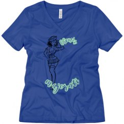 Ladies Relaxed Fit V-Neck Tee